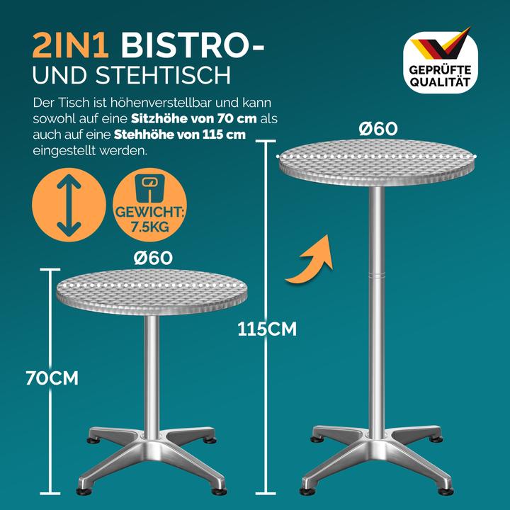 Produktbild Casaria Mange debout pliant et housse