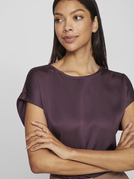 Actual product image Vila Round neckline top with short sleeves (34)