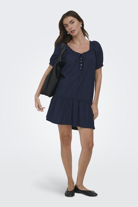 Image du produit Only ONLGOA Leinen Kurzes Kleid Kleid (S)
