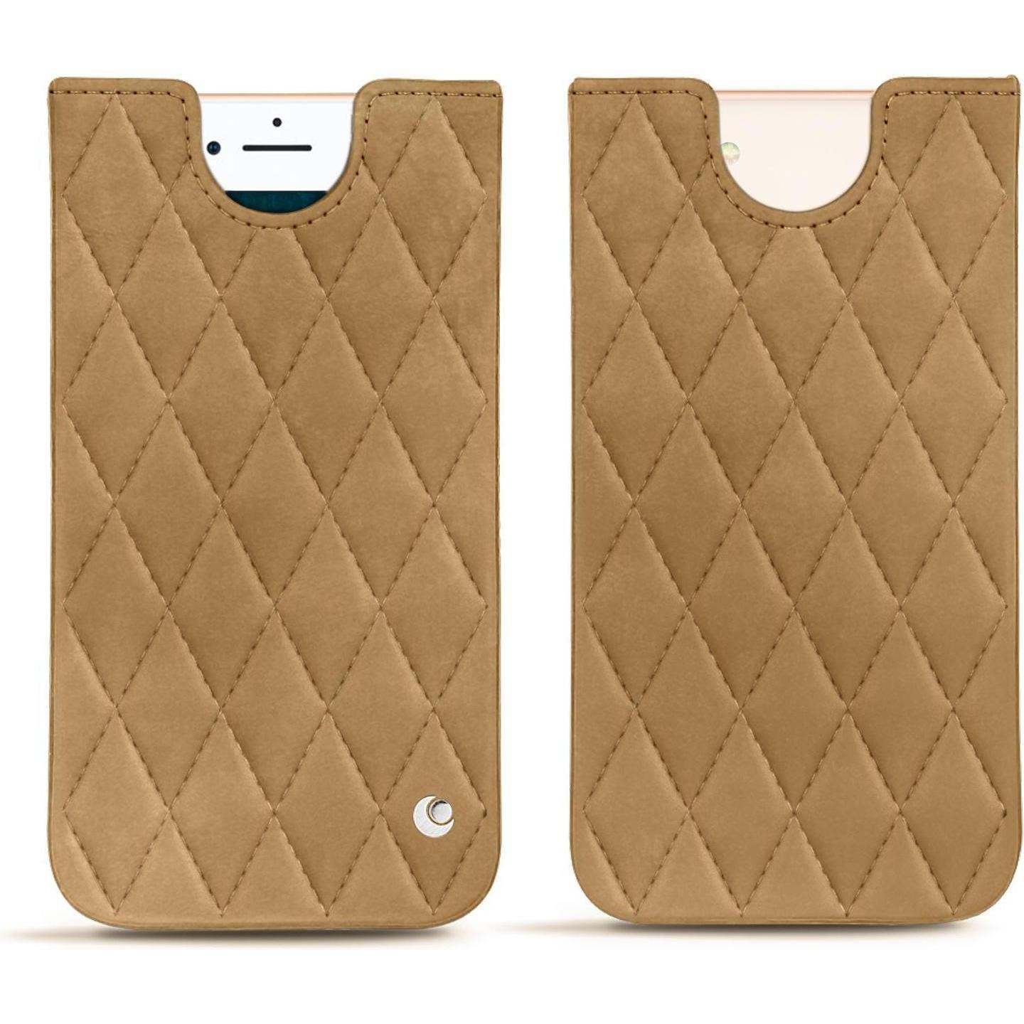 Noreve Lederschutzhülle (Apple iPhone 7), Smartphone Hülle, Braun