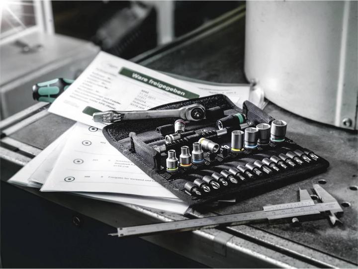 Immagine prodotto Wera 8100 SA 10 Zyklop Metal Ratchet Set (1/4")