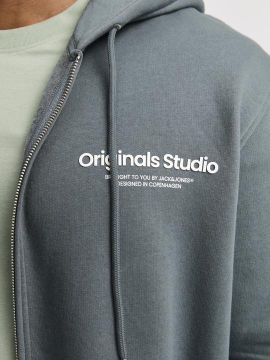 Produktbild Jack & Jones Jorvesterbro Sweat Zip Hood Noos Pls (8XL)