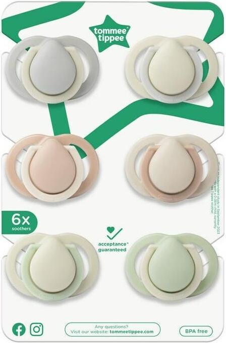 Actual product image Tommee Tippee Ser Schnuller 0-2 M. 2 tlg. (2x, 0 - 2 Months)