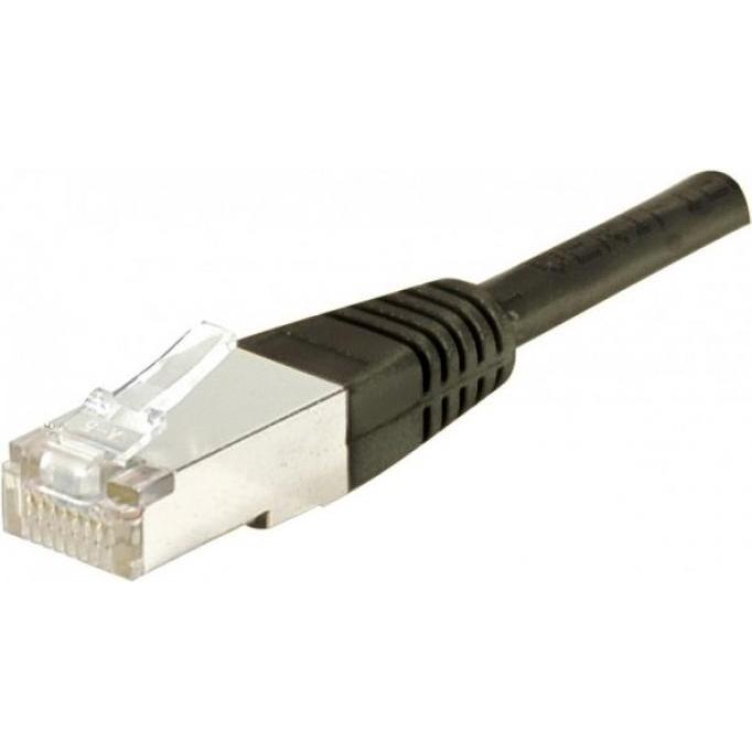 Exertis Connect Patchkabel F/UTP, CAT.6, wasserfest, schwarz, 5,0 m Wasserfestes Patchkabel mit besonders schmalem K (F/...