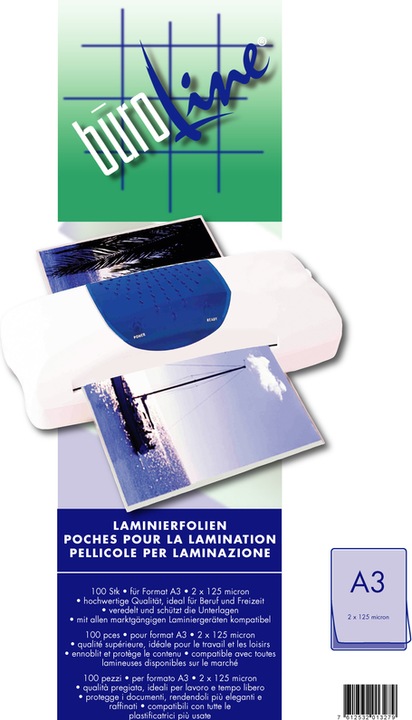Actual product image BüroLine Laminating films (A3, 100 Piece, 125 µm)