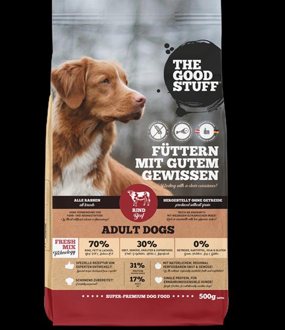 Produktbild The Goodstuff BEEF 500 g (Adult, 1 Stk., 500 g)