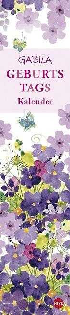 Produktbild Gabila Musumeci Geburtstagskalender long - Kalender 2019 (Spezial, Deutsch)
