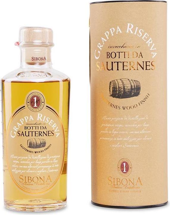 Produktbild Sibona Grappa Riserva Botti Da SAUTERNES in Etui