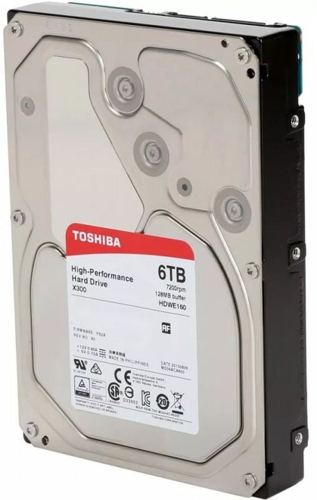 Toshiba X300 (6 TB, 3.5", CMR)