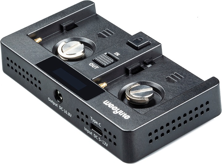 Actual product image Weeylite WB2 Adapter for NP-F batteries