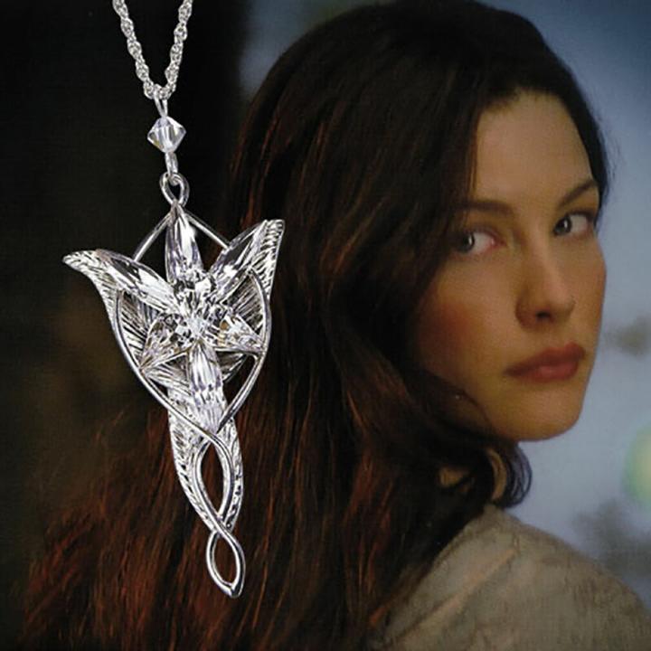 Immagine prodotto Noble Collection Ciondolo Il Signore degli Anelli Stella della Sera di Arwen (placcato argento)