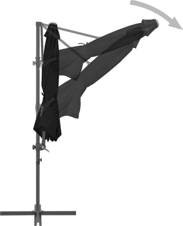 Actual product image vidaXL freischwingender Sonnenschirm (3 m)