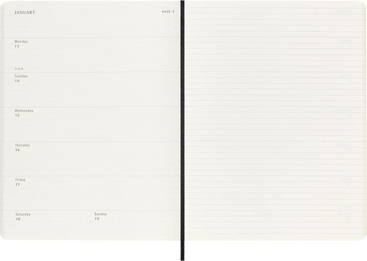 Immagine prodotto Moleskine Calendario settimanale (19 x 25 cm, Inglese)