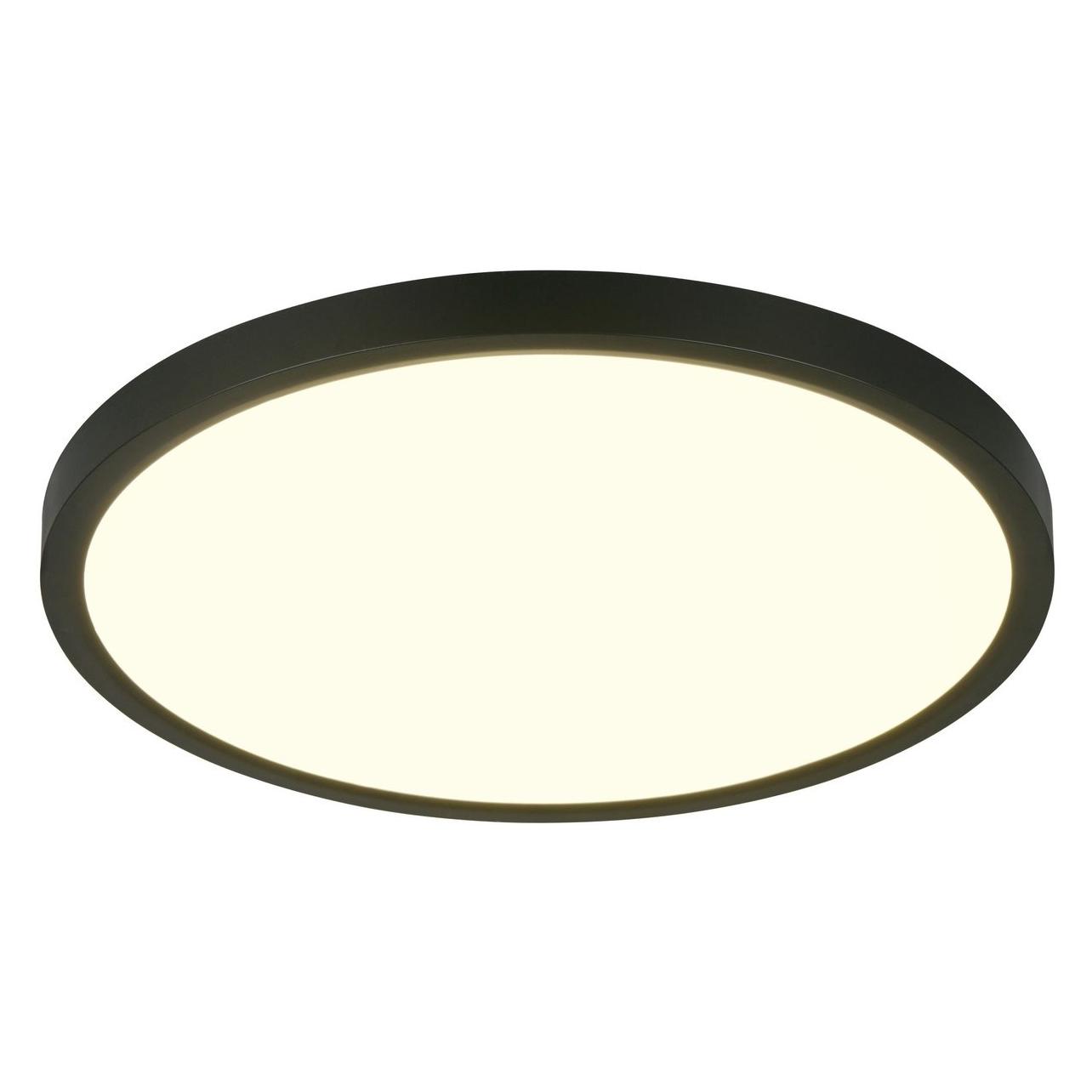 Reality, Wandlamp + Plafondlamp, R65891932 Draco Led Deckenleuchte 30W ⌀40cm Dimmbar Schwarz Matt Cct Einstellbare Lichtfarbe (3000 lm)