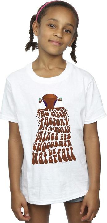 Produktbild Willy Wonka & the Chocolate Factory Chocolate Waterfall TShirt Mädchen (152, 158)