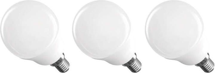 Actual product image Emos LED lamp Classic Mini Globe / E14 / 4.2 W (40 W) / 470 lm / Neutral white (E14, 470 lm, 3 x)