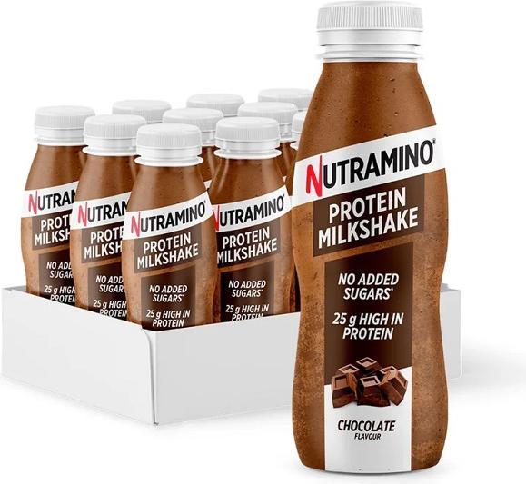 Produktbild Nutramino Nutra-Go Milkshake (Chocolate, 12 Stk., 3960 g)
