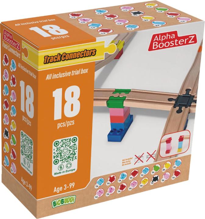 Actual product image Alpha BoosterZ TrackConnectors - All inclusiv Trail Box (organic track & stone connectors)