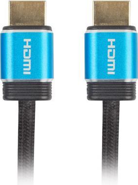 Image du produit Lanberg Câble HDMI M/M V2.0 1,0m 4K 60Hz CU PREMIUM noir (1 m)