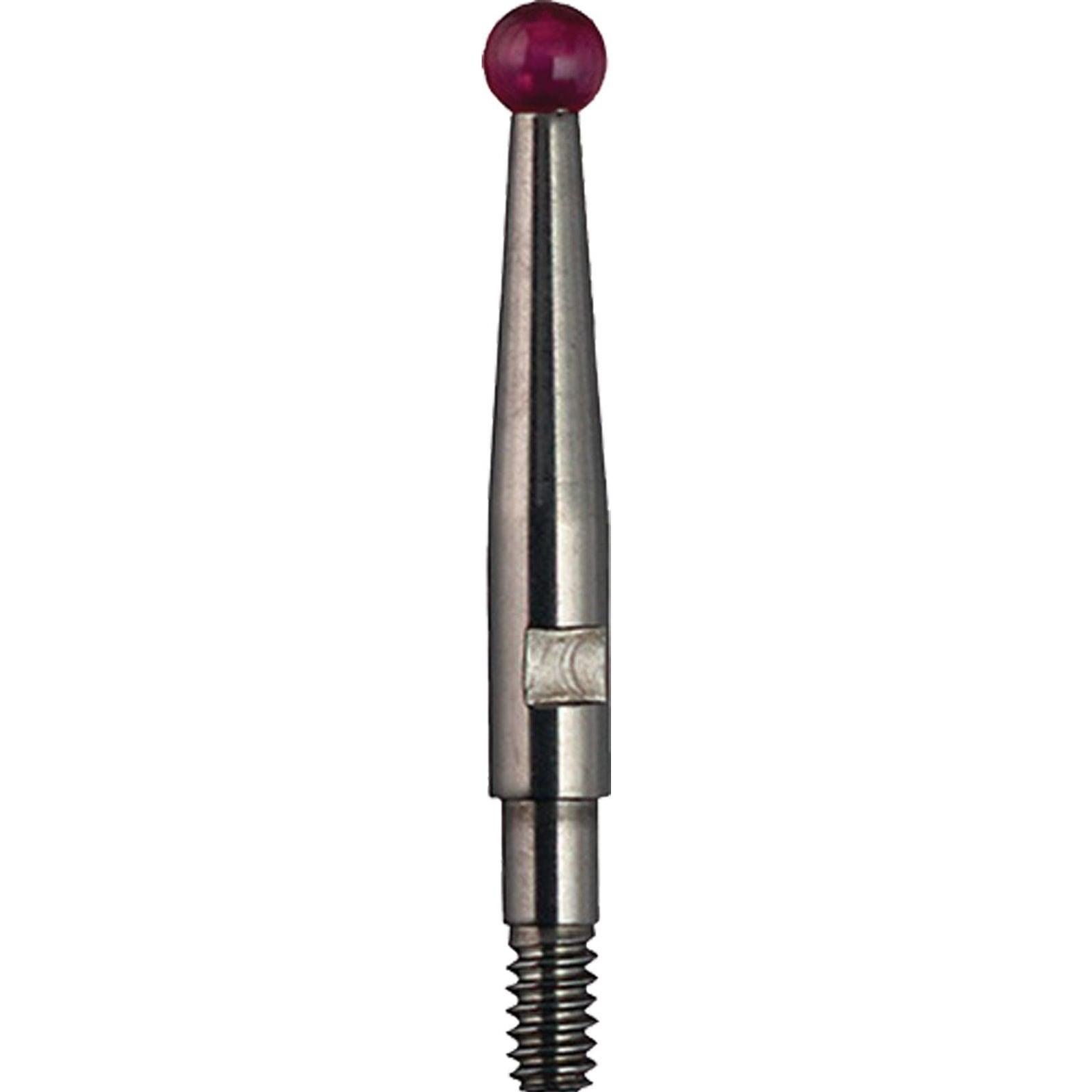 Käfer, Comparatore + micrometro, Inserto di misura Ø 2 mm lunghezza 11,8 mm sfera M1,6 Ruby tastatore a leva