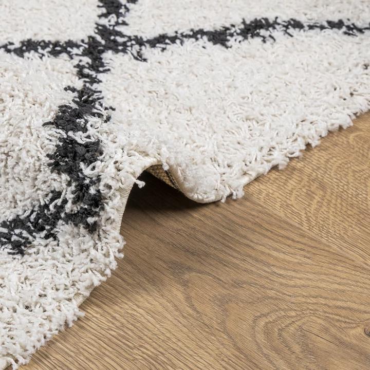 Actual product image vidaXL Shaggy high pile modern carpet (160 x 160 cm)