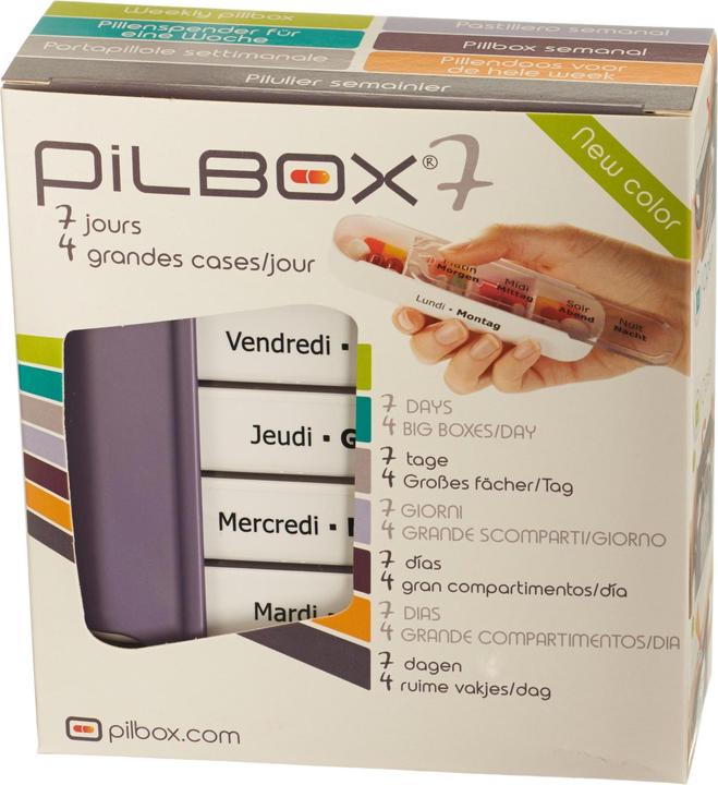 Immagine prodotto Pilbox Distributore settimanale di pillole 7 italiano