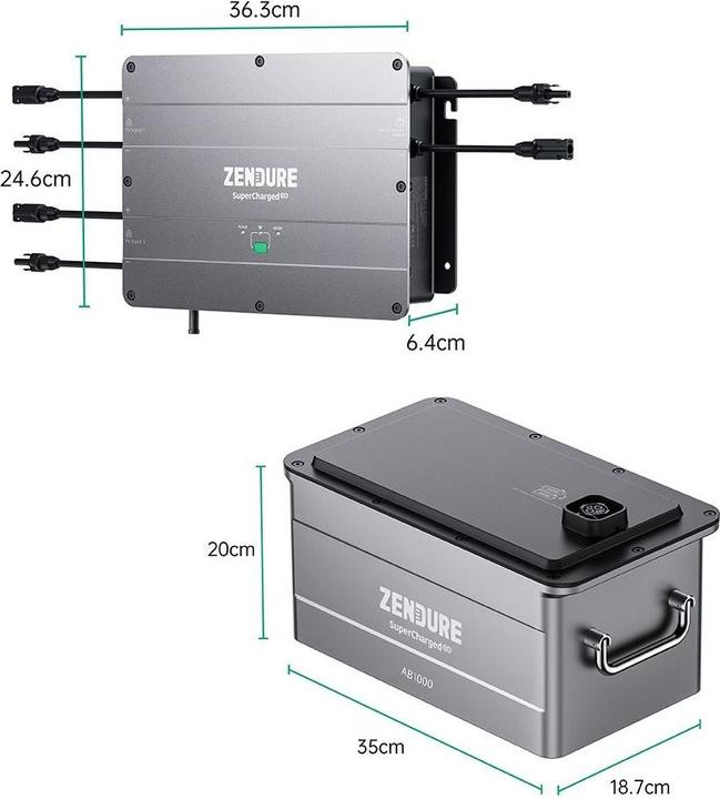 Immagine prodotto Zendure SolarFlow Smart PV Hub 2000 con batteria di espansione