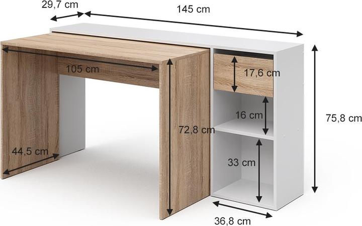 Image du produit Vicco Ben (145 x 46 x 76 cm)
