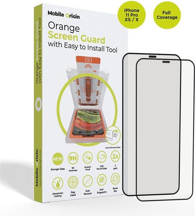 Actual product image Mobile Origin Easy applicator 2 pack (2 pcs., Apple iPhone 11 Pro)