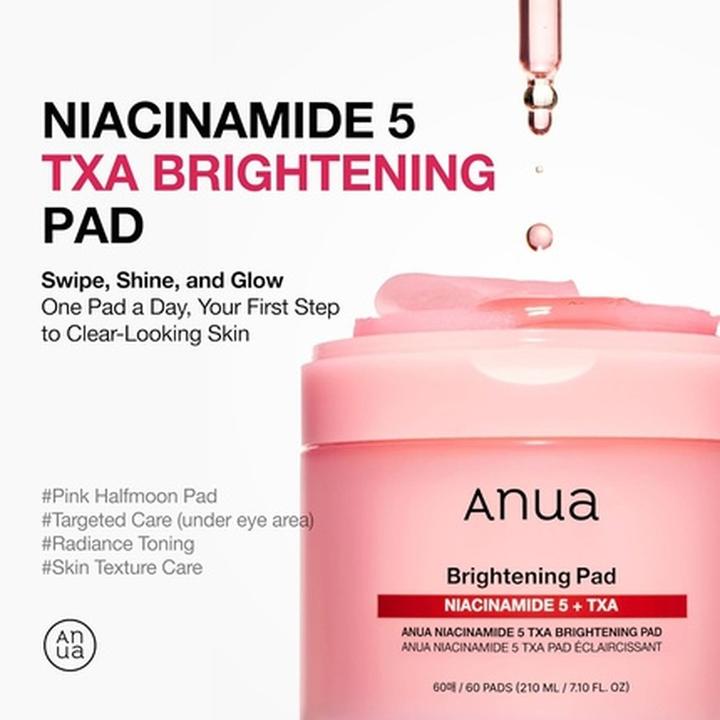 Actual product image Anua Niacinamide 5 TXA (Facial cleansing wipes, 210 ml)