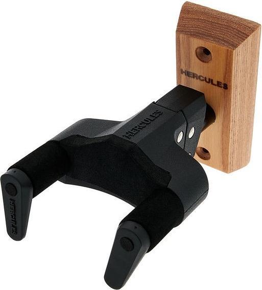 Produktbild Hercules USP10WB Ukulelenwandhalter mit Holzplatte natural (Ukulele)
