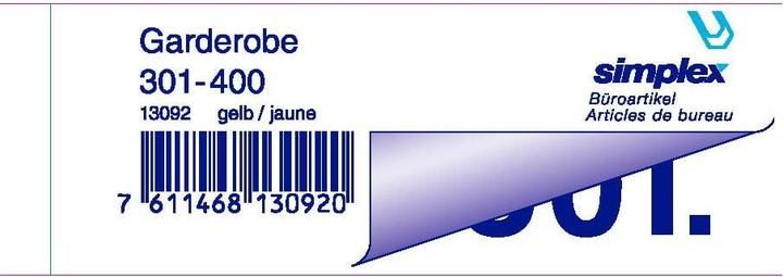 Immagine prodotto Simplex Blocchi di guardaroba (100x)