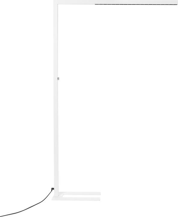 Produktbild Beliani Stehlampe LED Metall weiss 194 cm rechteckig MENSA (E27)