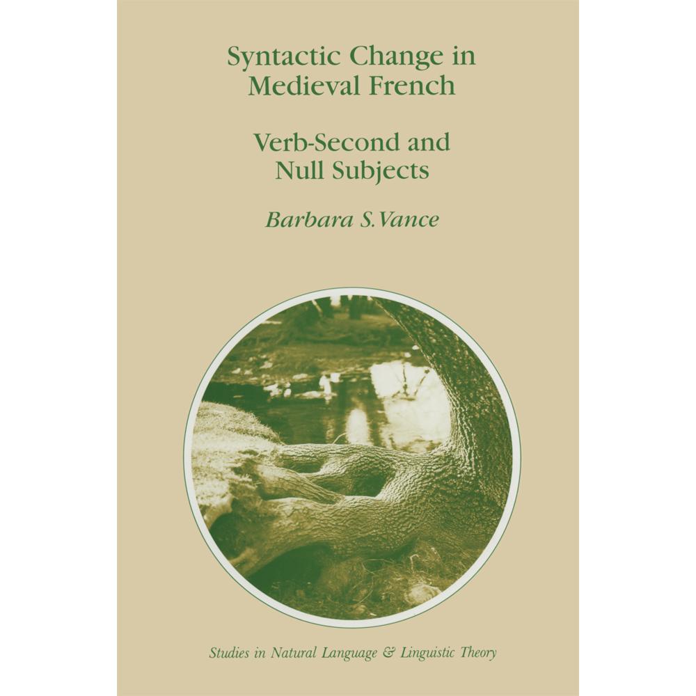 Syntactic Change in Medieval French, Fachbücher