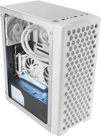 Immagine prodotto Mars Gaming Boitier Moyen Tour Atx Mc-Ipro Avec Panneau Vitré (Blanc) (Mini-ITX, mATX, ATX)
