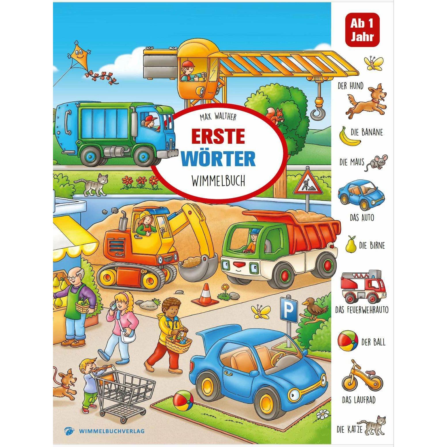 Adrian, Babybücher, Erste Wörter Wimmelbuch (Deutsch)