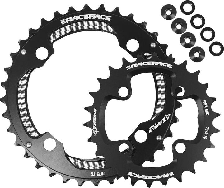 Produktbild Race Face Turbine Chainring Set 4 Bolt 26/36 2x11 Speed (36)