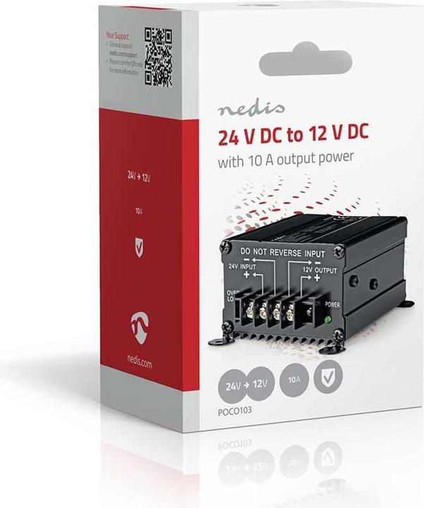 Produktbild Nedis Umrichter| 24 V DC - 12 V DC| 10 A Ausgang