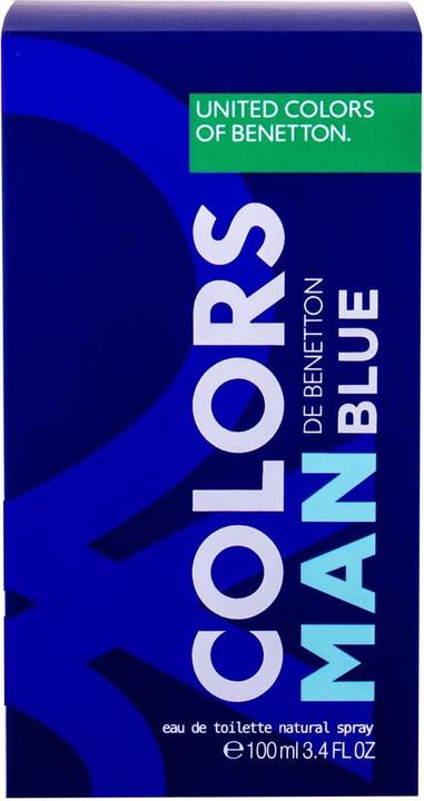 Actual product image Benetton Colors De Blue by Eau de Toilette Spray 100 ml (Eau de toilette, 100 ml)