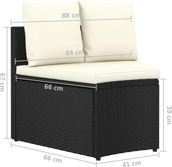 Produktbild vidaXL Gartensofa