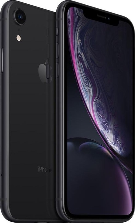 Image du produit T1A Apple iPhone XR remis à neuf (128 Go, Noir, 6.10", 12 Mpx, Double SIM, B / Très bon)