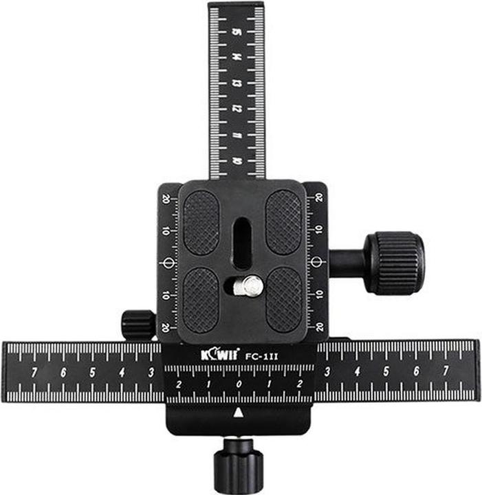 Produktbild JJC Kiwi FC-1II Makroschlitten Einstellschlitten 2 Achsen (Stativ Schwenkgriff)