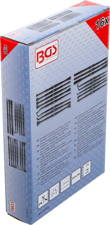 Produktbild BGS Kunststoff-Schaber und O-Ring / Dichtring Montage- / Demontage-Werkzeug-Satz | 16-tlg.