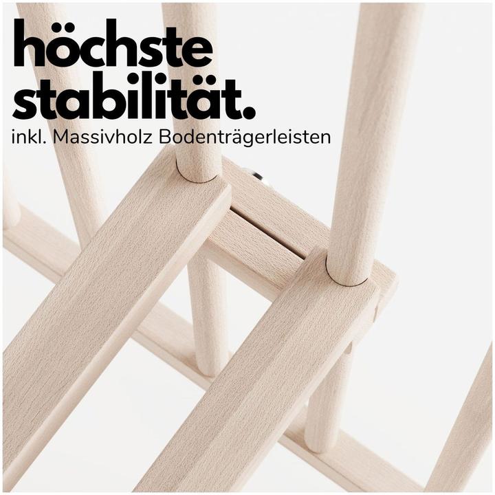 Actual product image Sämann Premium playpen with rungs (100 cm, Beech)