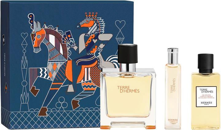 Actual product image Hermès Hermes Terre D'Hermes 75ml Eau De Parfum Shower Gel (Body care set, Perfume set)