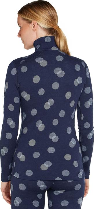 Actual product image Icebreaker Women's 260 Vertex L/S Half Zip Falling Flakes (XL)