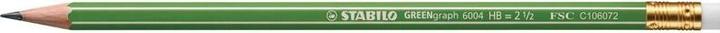 Produktbild STABILO GREENgraph Bleistift mit Radiergummi HB (2.20 mm, HB, 12 x)