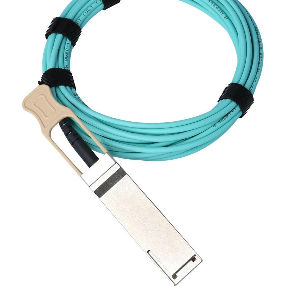 BlueOptics Lenovo 00MP540 Compatibile AOC QSFP28 BO282803L5M, Ricetrasmettitore, Blu