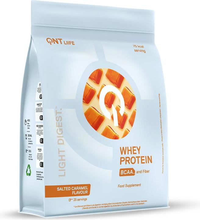 Actual product image QNT Light Digest Whey Protein (Salted Caramel, 1 pcs., 500 g)