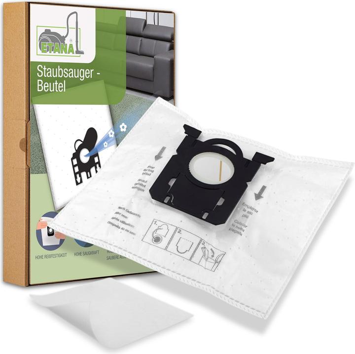 Actual product image Etana I 30 vacuum cleaner bag similar to Swirl PH86/PH96/PH99 I Dust bag incl. 3 Filter (30x)